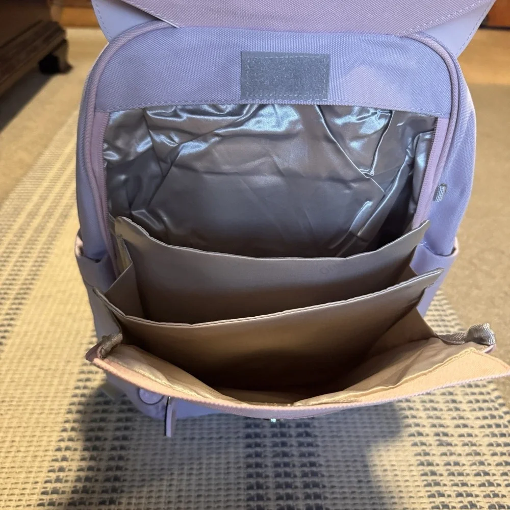 LISINUO Purple & Pink Kitty With A Now Backpack. Extra Padding NWT